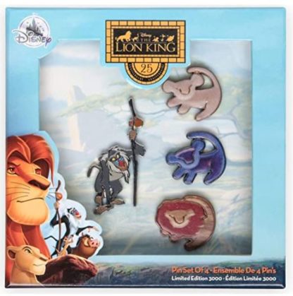 The Lion King 25th Anniversary Pin Set - Limited Edition 3000