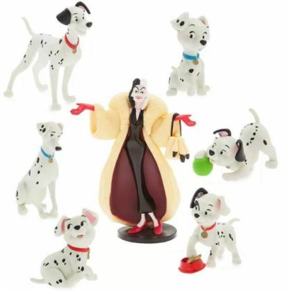 Disney Store 101 Dalmatians Figure Play Set 7pc