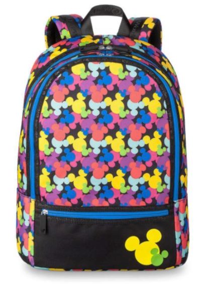 Disney Parks Mickey Mouse Icons Multicolored Large Backpack