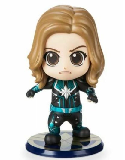 Marvel's Captain Marvel Cosbaby Bobble-Head Figure by Hot Toys Starforce Version