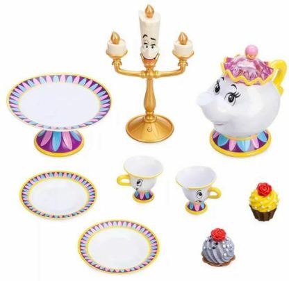 Beauty and the Beast "Be Our Guest" Singing Tea Cart Play Set - Image 2