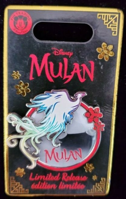 Disney Parks Mulan Phoenix Pin Live Action Film Limited Release New with Card - Image 2