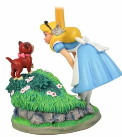 Disney 2020 Alice in Wonderland Dinah Sketchbook Christmas Ornament - Image 2