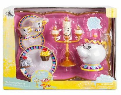 Beauty and the Beast "Be Our Guest" Singing Tea Cart Play Set - Image 3