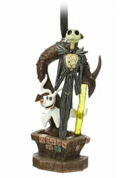 Disney 2020 Jack Skellington and Zero Light-Up Living Magic Sketchbook Ornament