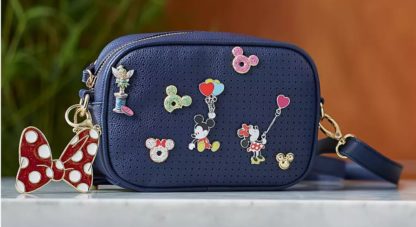 Disney Mickey Mouse Icon Flair Convertible Pin Bag + Store Key Lock Pin - Image 4