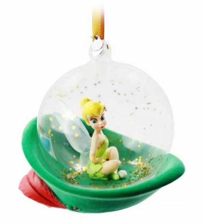 Disney Tinker Bell Glass Globe Sketchbook Ornament 2020