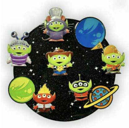 Disney Toy Story Alien Pixar Remix Jumbo Pin Set Limited Edition 1000 - Image 2