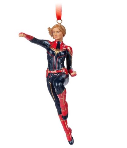 Disney Store Marvel Captain Marvel Sketchbook Christmas Tree Ornament