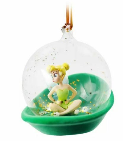 Disney Tinker Bell Glass Globe Sketchbook Ornament 2020 - Image 5