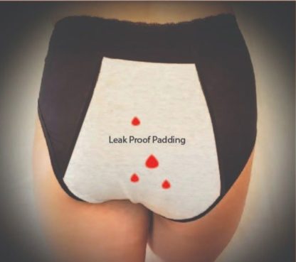 Leak-proof Period Panties - Lovely - High Thigh Fit - Image 3