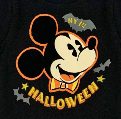 Disney Store Mickey Mouse My 1st Halloween One-Piece Romper Bodysuit - Image 3