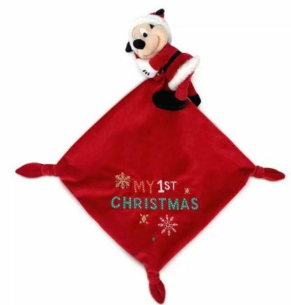 Disney Mickey Mouse My 1st Christmas Plush Blankie for Baby Plush - Image 3