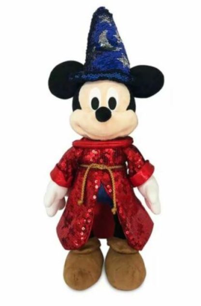 Disney Sorcerer Mickey Mouse Sequined Plush – Fantasia 80th Anniversary – 15" - Image 4