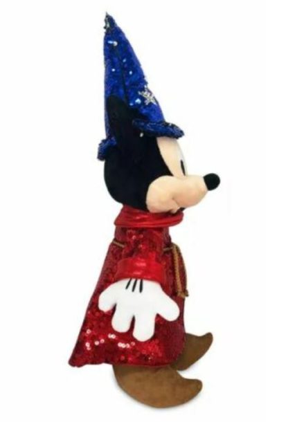 Disney Sorcerer Mickey Mouse Sequined Plush – Fantasia 80th Anniversary – 15" - Image 3