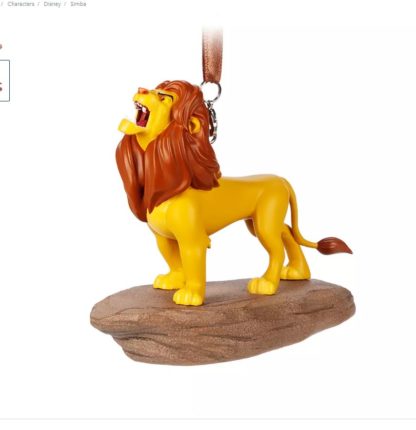 Disney Simba Figural Ornament - Image 2