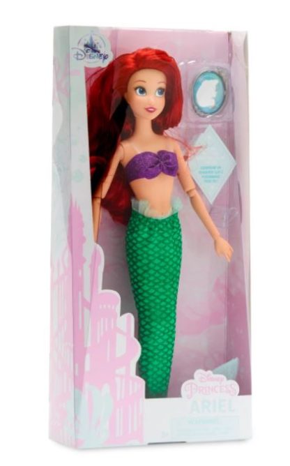 Disney Ariel Classic Doll with Pendant - The Little Mermaid 11 1/2" - Image 2