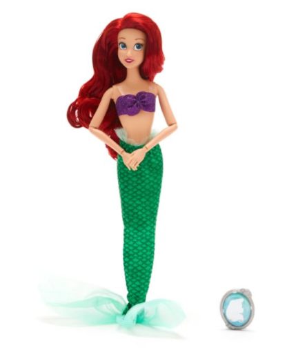 Disney Ariel Classic Doll with Pendant - The Little Mermaid 11 1/2"