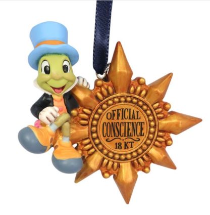 Disney Jiminy Cricket Sketchbook Ornament 80th Anniversary - Pinocchio