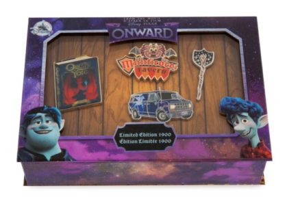 Disney Store Pixar Onward Pin Set Limited Edition Set of 4 Guinevere Quests