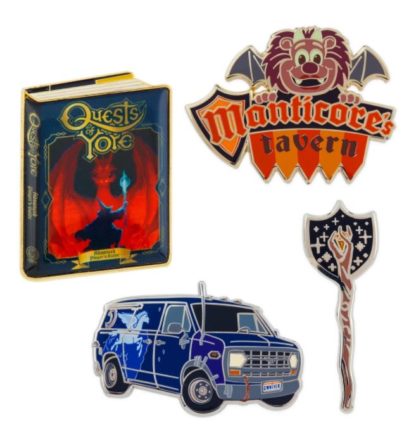 Disney Store Pixar Onward Pin Set Limited Edition Set of 4 Guinevere Quests - Image 2