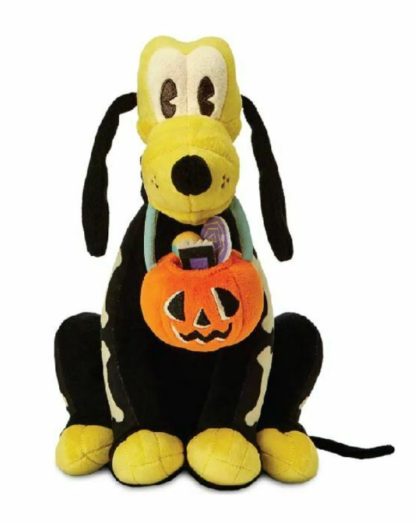 Disney Pluto Skeleton Halloween Plush