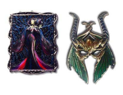 Maleficent Disney Designer Collection Midnight Masquerade Pin Set – Villains – Limited Release