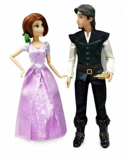 Disney Rapunzel and Flynn Classic Doll Set – 11 1/2'' and 12''