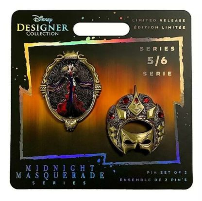 Evil Queen Disney Designer Collection Midnight Masquerade Pin Set – Villains – Limited Release - Image 2