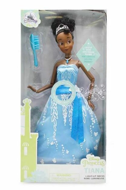 Disney Tiana Premium Doll with Light-Up Dress – The Princess and the Frog 11'' - Image 2