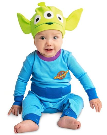 Disney Pixar Toy Story Alien Costume Romper for Baby - Image 4