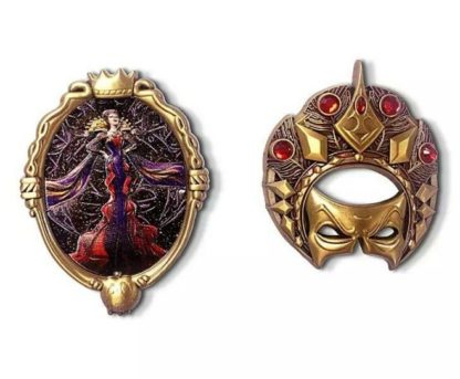 Evil Queen Disney Designer Collection Midnight Masquerade Pin Set – Villains – Limited Release