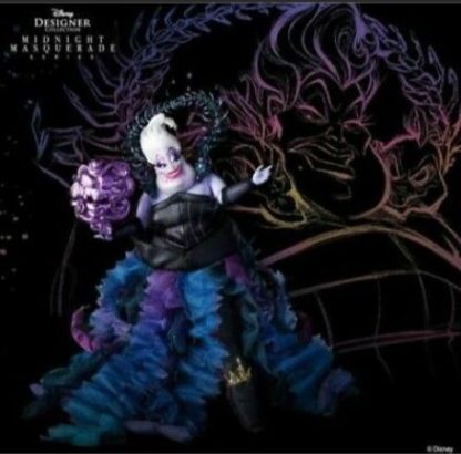 Ursula Midnight Masquerade Disney Designer Doll Limited Edition 1 of 5100 - Image 5