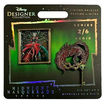 Lady Tremaine Disney Designer Collection Midnight Masquerade Pin Set – Villains – Limited Release - Image 2