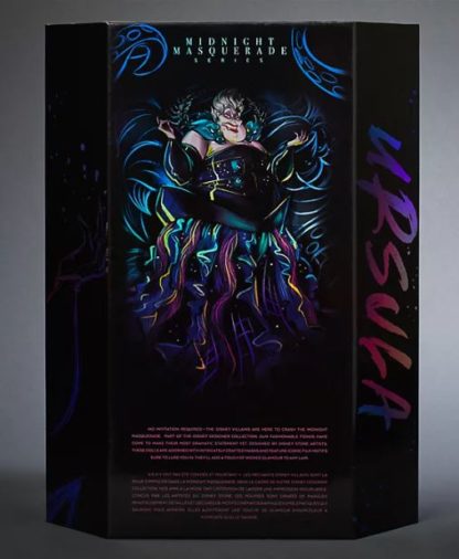 Ursula Midnight Masquerade Disney Designer Doll Limited Edition 1 of 5100 - Image 4