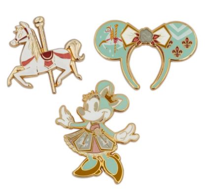 Minnie Mouse: The Main Attraction Pin Set – King Arthur Carrousel – Limited Release