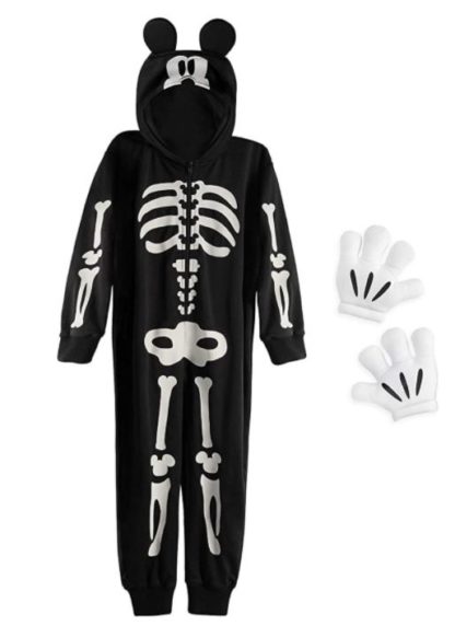 Disney Mickey Mouse Glow-in-the-Dark Skeleton Costume for Kids - Image 7