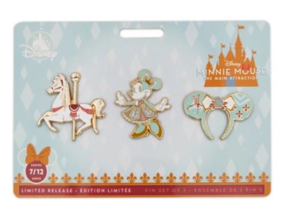 Minnie Mouse: The Main Attraction Pin Set – King Arthur Carrousel – Limited Release - Image 2