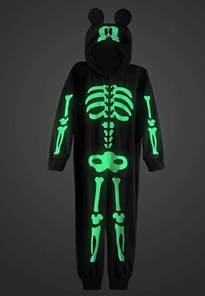 Disney Mickey Mouse Glow-in-the-Dark Skeleton Costume for Kids - Image 6