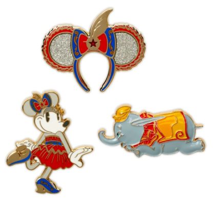 Minnie Mouse: The Main Attraction Pin Set – Dumbo, The Flying Elephant – Limited Release