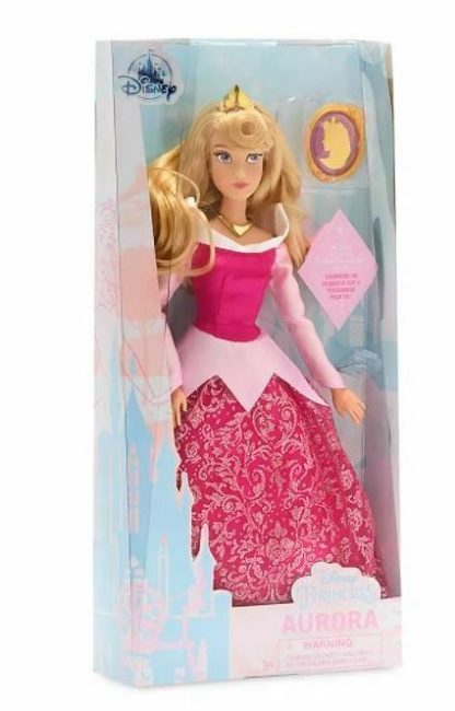 Disney Classic Doll Princess Aurora With Pendant 11 1/2" - Sleeping Beauty - Image 2