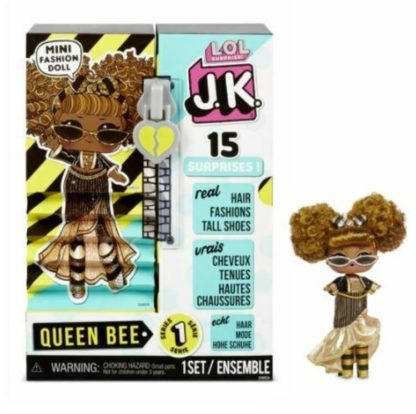 LOL Surprise JK QUEEN BEE Mini Fashion Doll W/ 15 Surprises, Series 1