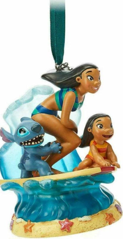 Disney Store Lilo Stitch Musical Living Magic Christmas Sketchbook Ornament 2020