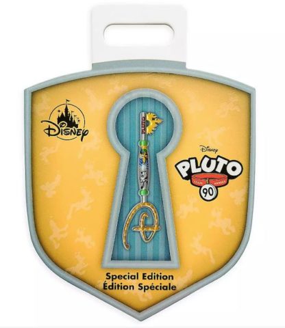 Disney Store Key Pluto 90th Anniversary Key Pin - Limited Edition