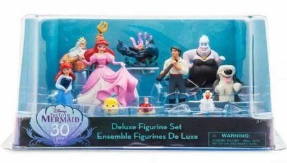 Disney The Little Mermaid Ariel Deluxe Figurine Figures Set of 10 Playset - Image 2