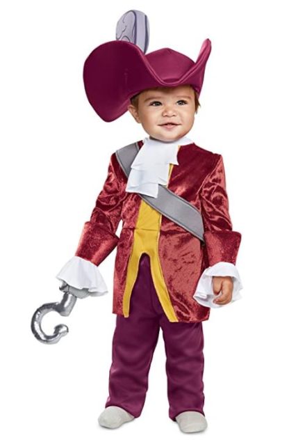 Disney Captain Hook Classic Infant Costume by Disguise (Size 6-12mos)