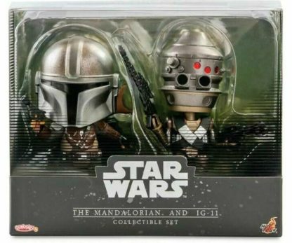 Hot Toys Star Wars EP9 The Mandalorian & IG-11 Cosbaby Collectible BoxSet - Image 3