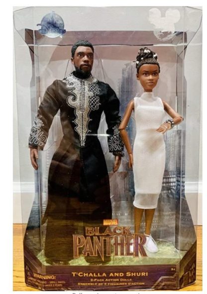 D23 Expo 2019 Limited Release T'CHALLA and SHURI 2-Pack Action Doll Set