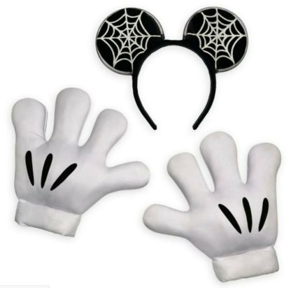 Disney Mickey Mouse Light-Up Skeleton Costume Accessory Set for Adults