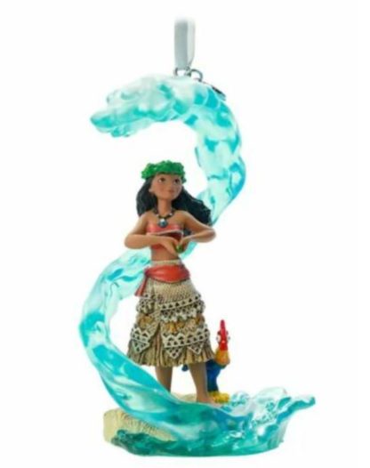 Disney Store 2020 MOANA Fairytale Moments Christmas Sketchbook Ornament